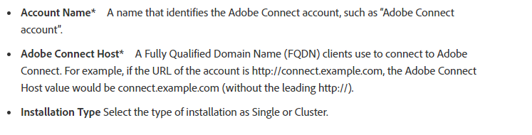 نصب adobe connect